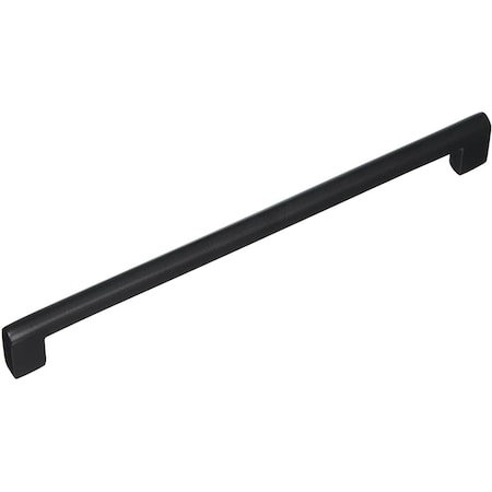 Patioplus 10 in. Center to Center Trail Cabinet Pull, Flat Black PA2005076
